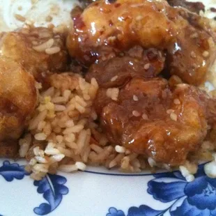 Sesame chicken is the best this place has to offer.