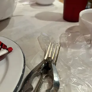 Utensils, gloves and bibs!