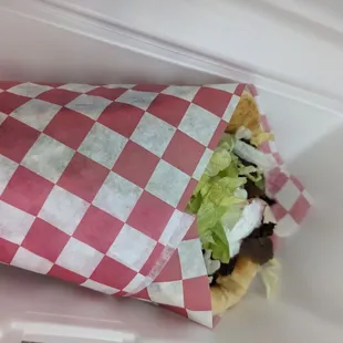 the inside of a styrofoam container