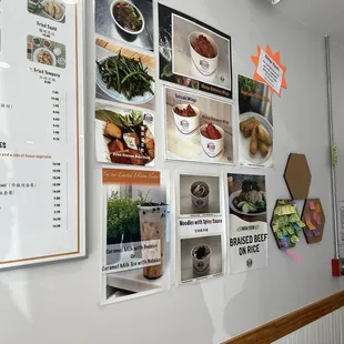 ramen and noodles, menu