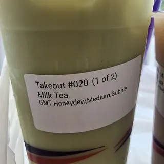Honeydew Milk Tea