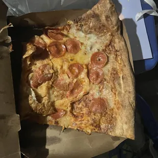 Nasty molded pizza