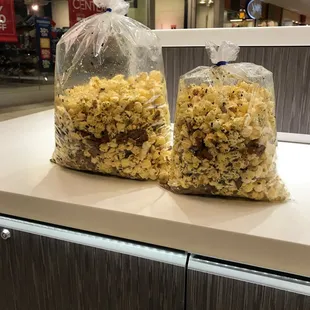 Medium and small volcano mix