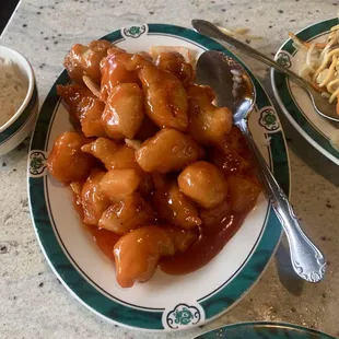 Sweet and sour pork- crispy juicy deliciousness