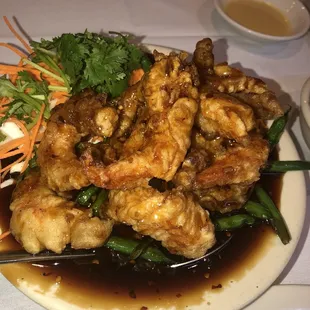 General Tso shrimp