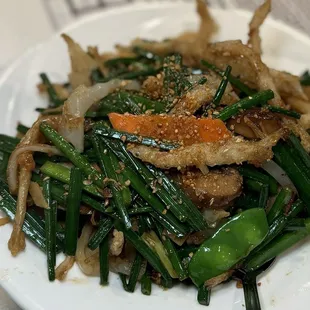 Sf6 Stir-Fried Crispy Silver Fish W. Shredded Veggie Sf6