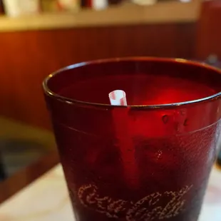 Straw faux pas. I kept running out of straw trying to drink my drink. Their straws are too short for their cups!