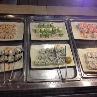 sushi and sashimi, interior