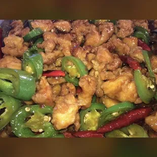 How it usually looks the jalapeño chicken juices and colorful etc