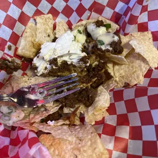 Chili cheese nachos were disgusting. The texture of the meat was awful. Nasty