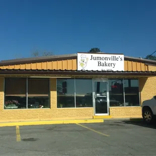 the outside of the building