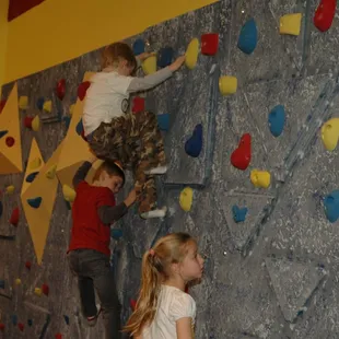 Rock Wall in Jump's Play Yard