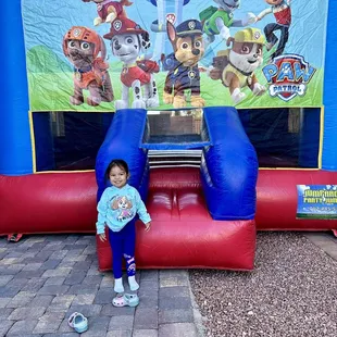 Paw Patrol jump house.