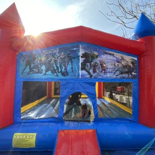 Fortnite theme  bounce house