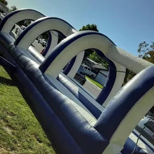 Double lane slip and slide