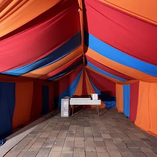 Hot wheels themed draping