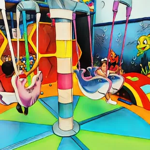 Toddler area &amp; rides