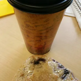 Vienna Latte and a scone mmmm