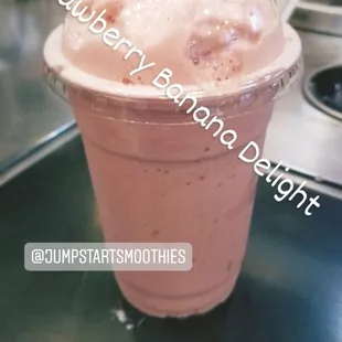 The perfect combination.  Strawberries and Bananas