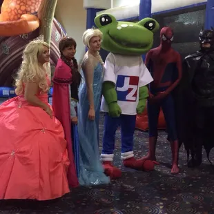 Character appearances!