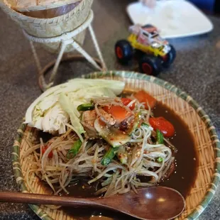 Papaya salad Laos style