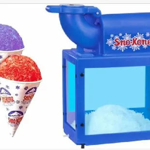 Snow cone machines