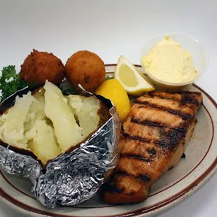 grilled fish, seafood, food, grilled seafood, fish
