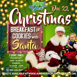 The Real Santa at JumpinJax