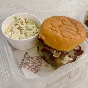 Black and Bleu Burger