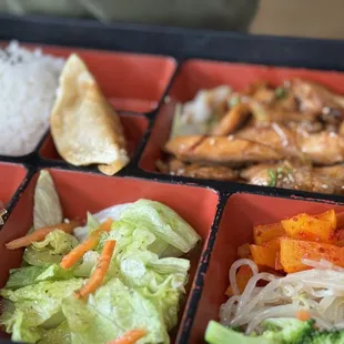 Bento teriyaki chicken