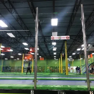 trampolines