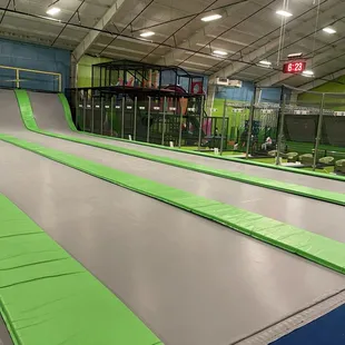 Indoor trampoline park