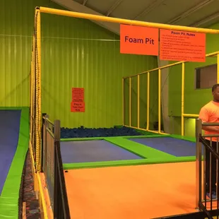 Foam pit!!