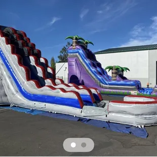 Giant water slides