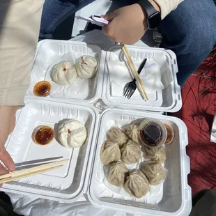 Pork Xiao Long Bao and Pork Buns