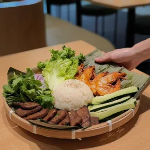 Signature Herbal Roasted Beef with Sticky Rice