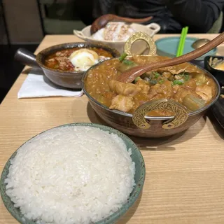Potato pot chicken bento