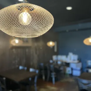 a view of the dining room