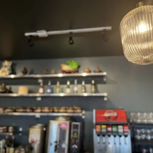 the interior of the restaurant