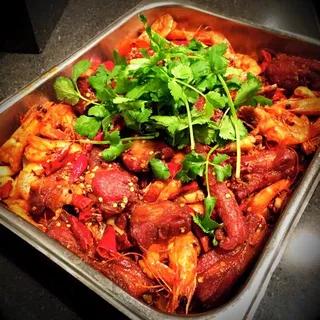 Firecracker Shrimp and Ribs