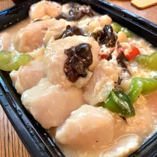 Fish in Egg White Sauce