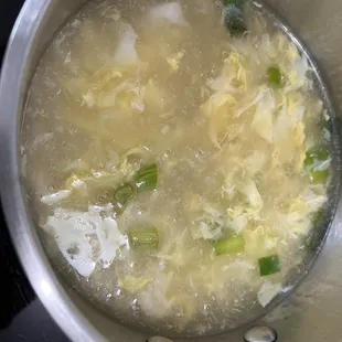 Egg drop soup large