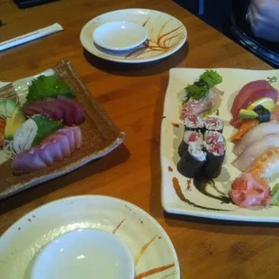 sushi, sashimi, food, sushi and sashimi
