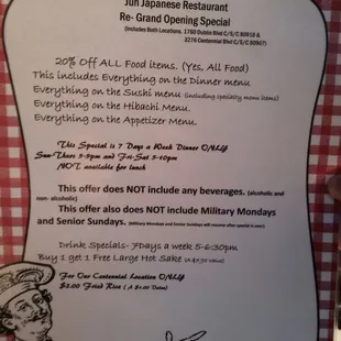 This is going in all month in September