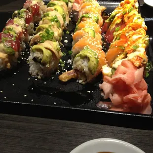 So much delicious sushi!!