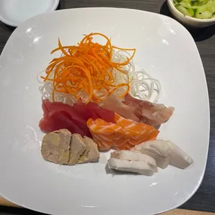 Sashimi, made by request, not in the menu. The Monk fish liver was extra special