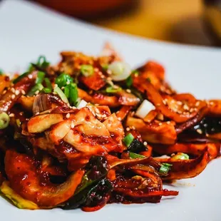 Stir fried squid IG : @janimal.ca