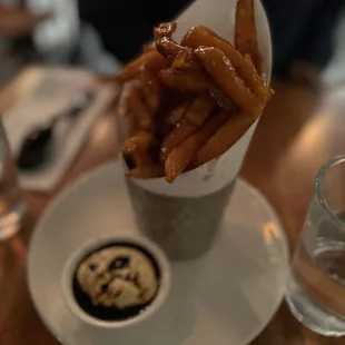 Fried Sweet Potatoes (basically fries but very good)