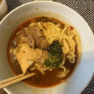 Spicy Szechuan Beef Noodle Soup