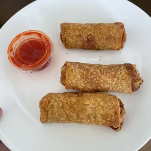 Eggrolls ...$13 so $4.33 per egg roll?! Not worth it